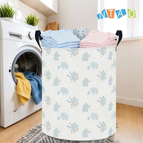 Waterproof Laundry Hamper, Joyful Elephant - Image 5