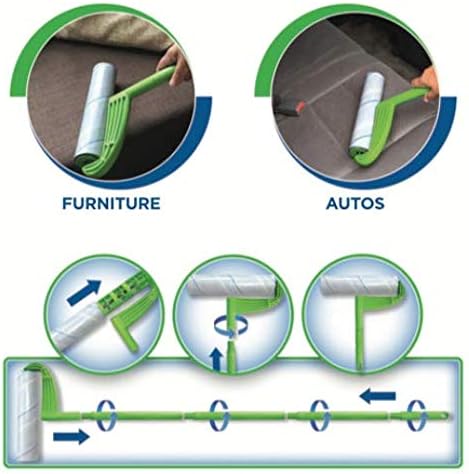 Leo Large 10-Inch Wide Lint Roller Refills 6 Rolls 300 Ultra-Wide Sheets - Image 5