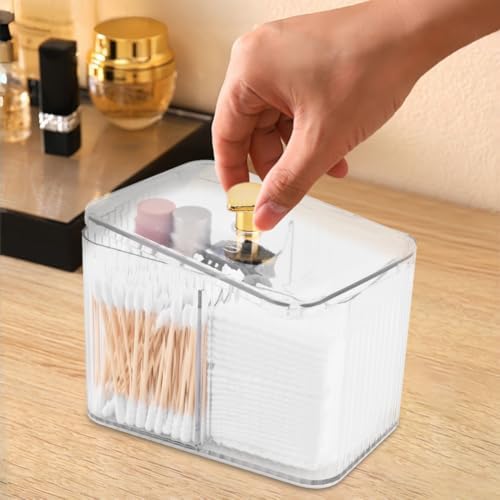 Kakalote Qtip Holder Dispenser for Cotton Ball, Cotton Swab, Qtip Dispenser - Image 7