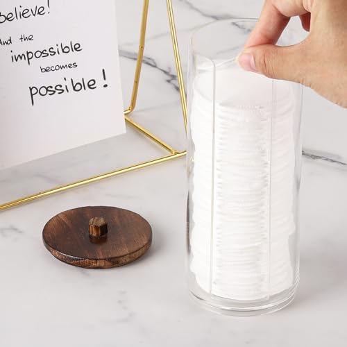 Tecbeauty Cotton Pads Holder Makeup Removers Pad Organizer Dispenser - Image 3