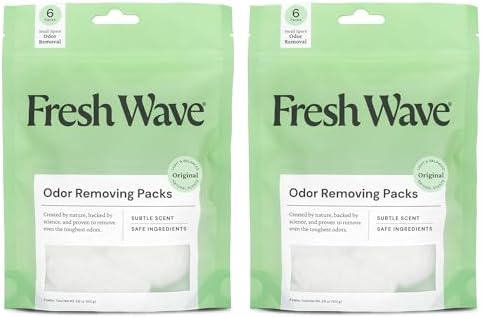 Fresh Wave Odor Eliminator Packs 2 6pks Small Space Air Freshener Original by FreshWave