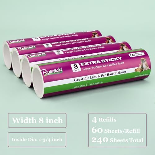 8 inch Lint Roller Refill for Scotch-Brite Pet Extra Sticky Large Surface - Image 3