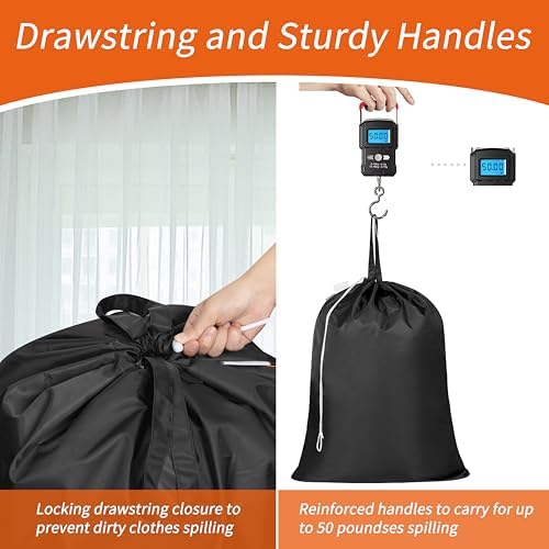 Polecasa 2 Pack Extra Heavy-Duty Laundry Bag - Image 5