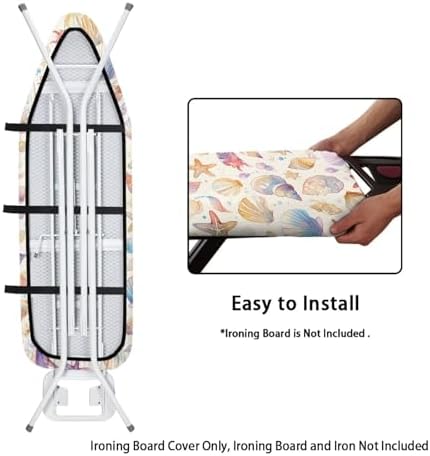 Dreamy Shell Ironing Board Cover Table Top Ironing Board Cover Full Size Scorch - Image 4