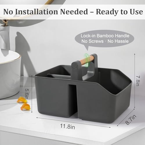 Plastic Shower Caddy, Portable Basket - Image 3