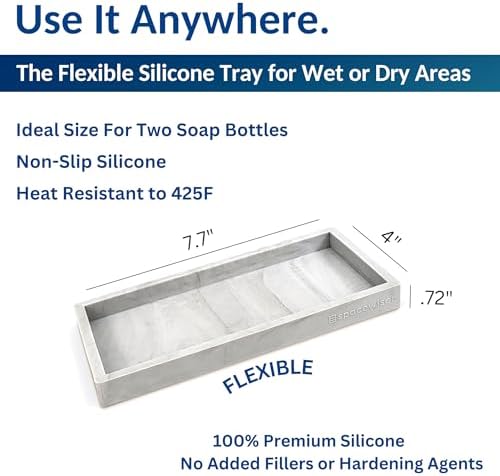 Spacewiser Countertop & Vanity Silicone Tray - Image 3