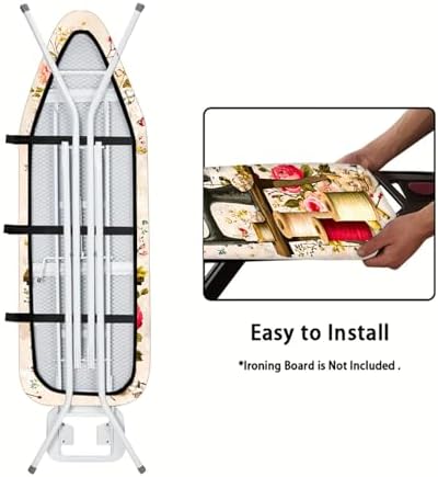 Nuxovilar Sewing Machine Flower Ironing Board Cover 15x54 Polyester - Image 5