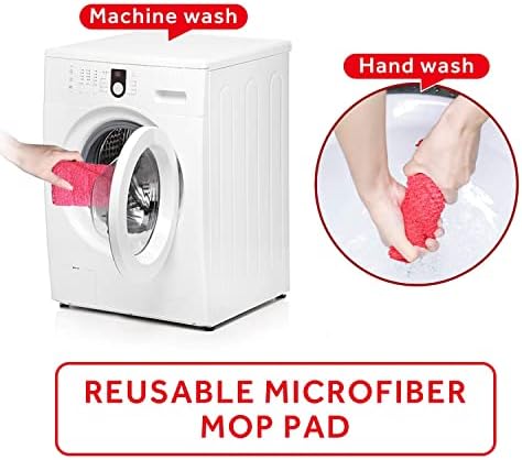 16.5" Microfiber Mop Pads Refills, 3 Pack Reusable Replacement Heads​​ - Image 6