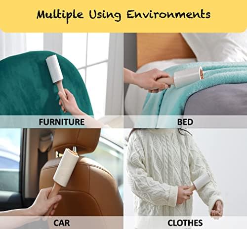 Lint Roller Refills 4", 800 Sheets, - Image 4