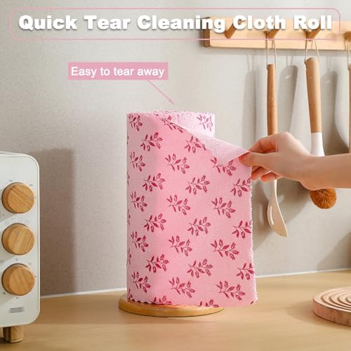 Microfiber Cleaning Cloth Roll, 80 Pack Cleaning Towels, Lint Free Rags Paper - Image 3