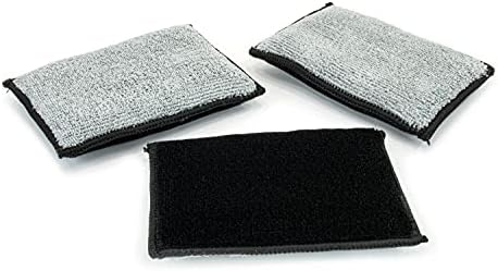 Scrub Ninja - Scrubber Sponge Black/Gray - 3 Pack. by Autofiber