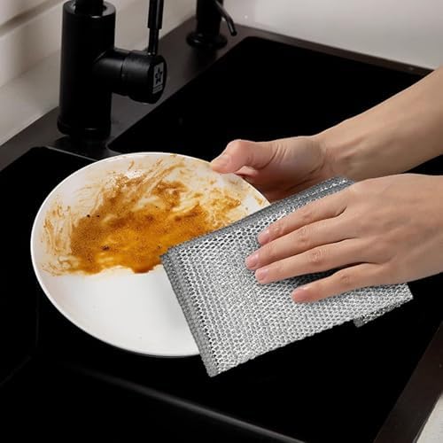 Double-Layer Steel Wire Cleaning Cloth - Image 2