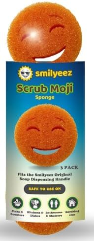 The Original Scrub Moji Scrubbing Sponge by Smilyeez by Smilyeez