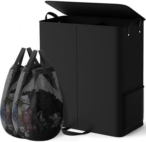 155L 2 Section Laundry Hamper by Unknown