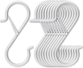 12 Pack 5 Inch S Hooks for Hanging, Heavy Duty S Hooks by Unknown