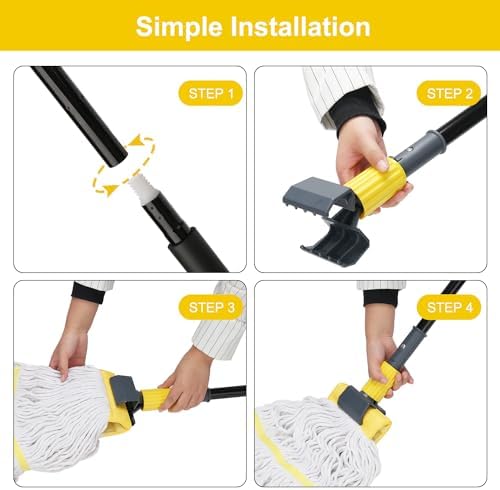 KeFanta Metal Mop Handle Commercial Heavy Duty - Image 7