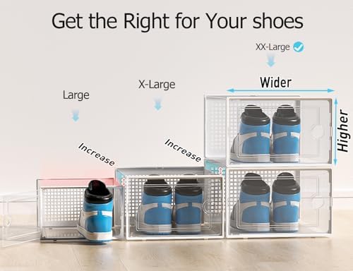 Kuject XX-Large Shoe Storage Boxes 12 Pack - Image 3