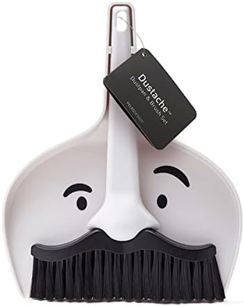 Peleg Design Dustache Small Dustpan and Brush Set, Mini Broom and Dustpan Set by PELEGDESIGN
