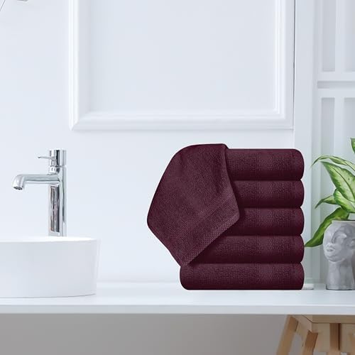 GLAMBURG Ultra Soft 12-Piece Washcloths Set 13x13-100% Ringspun Cotton - Image 4