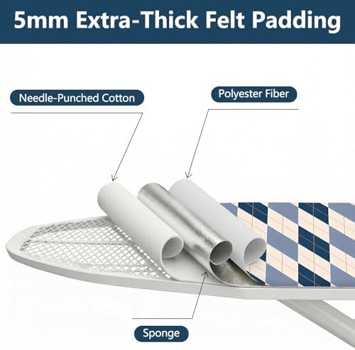Ironing Board Covers and Pad, 15 * 54in Standard Size, - Image 3
