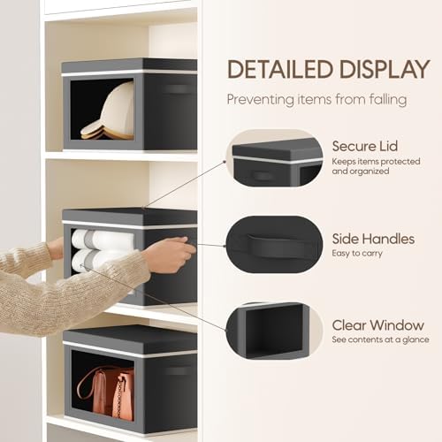 Homsorout Storage Bins with Lids - Image 6
