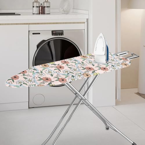Pink Florals Ironing Board Cover and Pad 15x54 Inch - Image 2