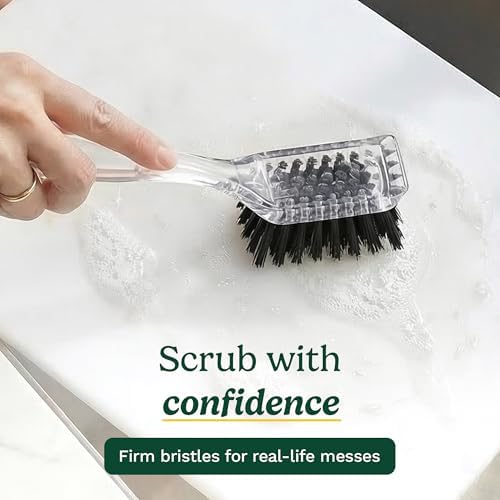 Cuisinart Dish Brush with Handle, 2 Pack, Firm Bristles - Image 3