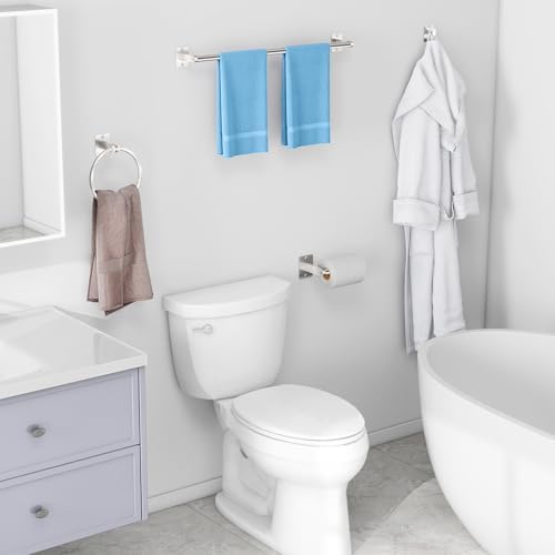 KLJKPA Brushed Nickel Bathroom Accessories Set - Image 6