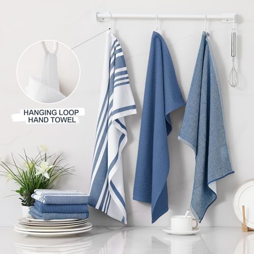 Homaxy Cotton 380 GSM Premium Kitchen Towels, 3 Pack - Image 3
