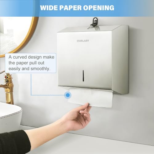 Gorlary Commercial Paper Towel Dispenser Wall Mount - Image 2