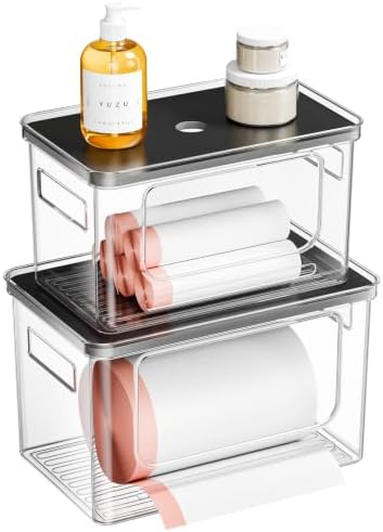 Plastic Trash Bag Holder Dispenser, Under Sink Organizer by SUBEKYU