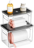 Plastic Trash Bag Holder Dispenser, Under Sink Organizer by SUBEKYU