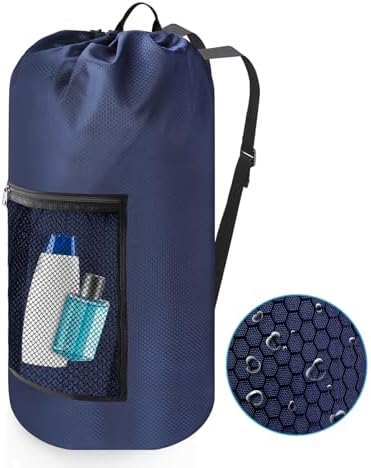 Portable with Adjustable Shoulder Straps Travel Dirty Laundry Bag, with by Unknown