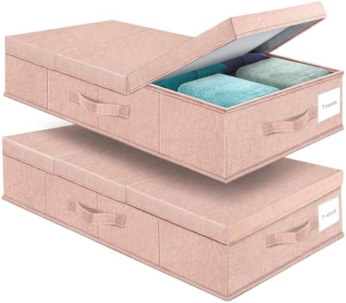Supowin 2Pack Large Underbed Storage Containers Bin by Supowin