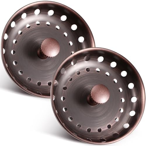 Retisee 2 Pcs Kitchen Sink Stopper Strainer Stainless Steel Drain Strainers by Retisee