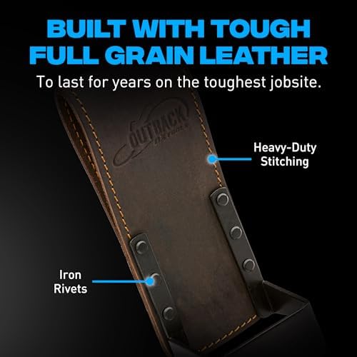 OX Tools Leather Tool Holsters & Pouches – Hammer, Tape Measure, Utility & - Image 3