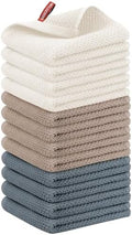 Nialnant 12 Pack Kitchen Dish Towels, 13x28in 100% Cotton by Nialnant