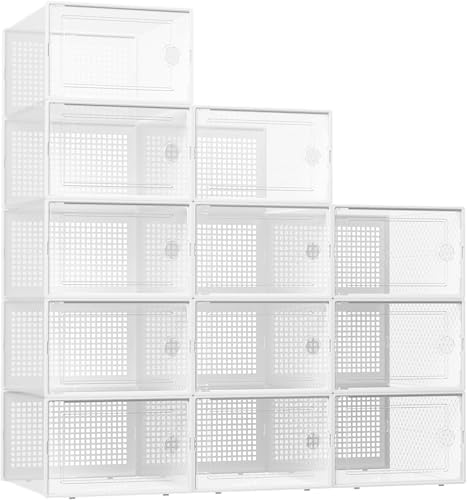 Kuject XX-Large Shoe Storage Boxes 12 Pack by Kuject