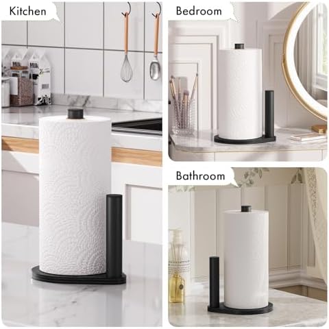 Kitchen Paper Towel Holder, Paper Towel Roll Holder, Waterproof, Quick Assembly - Image 6