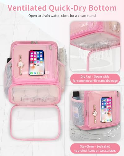 CUBETASTIC Mesh Shower Caddy Bag Portable - Image 7
