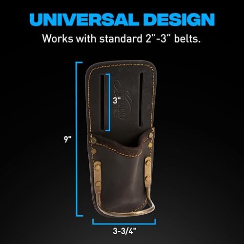 OX Tools Leather Tool Holsters & Pouches – Hammer, Tape Measure, Utility & - Image 2