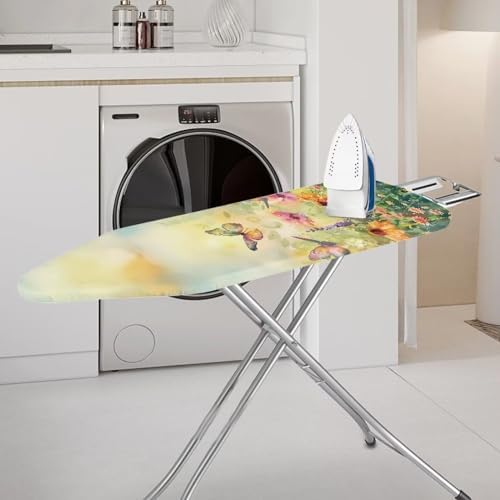 Butterfly Floral Ironing Board Cover, Resist Scorching and Staining, 15x54 - Image 2