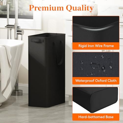 Lifewit 2 Pack Slim Laundry Hamper - Image 4