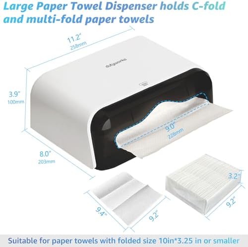 Multifold Paper Towel Dispenser Wall Mount - Image 6