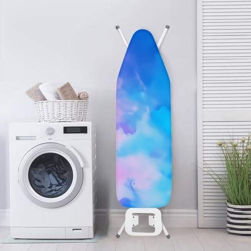 Abstract Tie Dye Ironing Board Cover, Creativity Blue Gradient Decor Applicable - Image 3