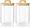 Sweejar 4 qt Large Jars with Bamboo Lids, 1 Gallon Glass Candy Jar with Lid by Sweejarco1949