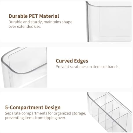 PAVSTINE 2 Pack Adhesive Medicine Cabinet Organizer, No Drilling Narrow - Image 4
