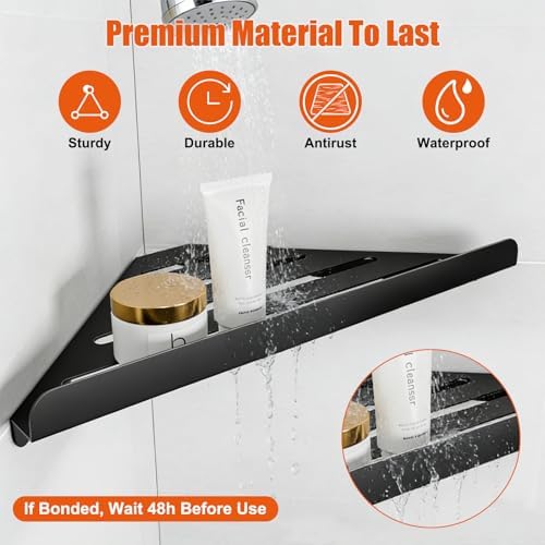 Fikoksol Shower Caddy Storage, Triangle Corner Shelf - Image 6
