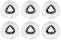 6 Pack EasyWring Spin Mop Refill by Qulable