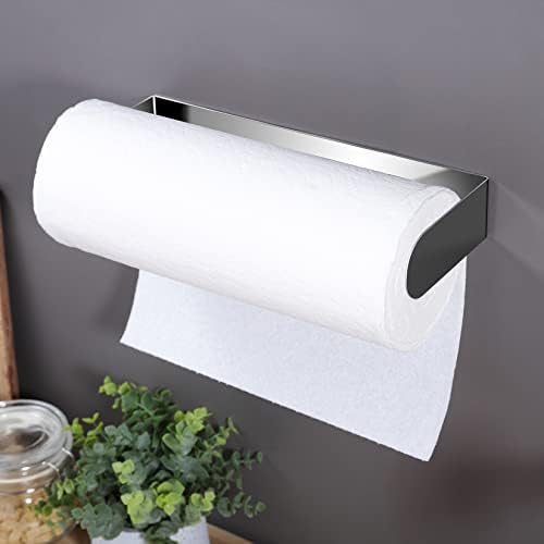 ZUNTO Adhesive Paper Towel Holder, Under Cabinet Paper Towel Rack - Image 3